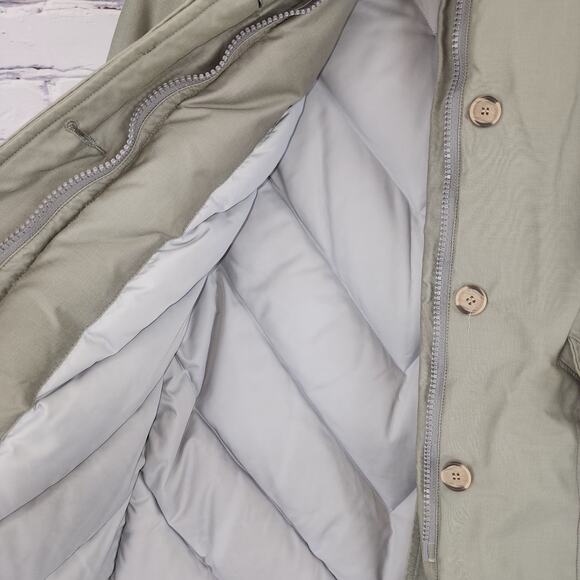 Woolrich Jacket Womens S Puffer Down Filled Warm Hooded Outerwear cabincore - Picture 12 of 14